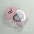 high quality recyclable clear pvc cosmetic box with fancy pattern